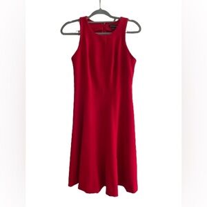 EUC! Banana Republic Red Fit and Flare Sleeveless Dress, Size 4